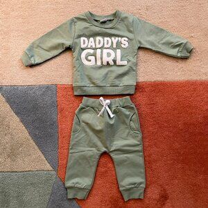 Baby Girl 6-12M Matching Lounge Set